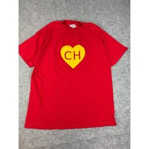 Alstyle Apparel & Activewear Shirt Mens Large Red Chapulin Colorado Short Sleeve